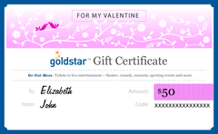For My Valentine Gift Certificate